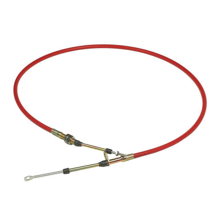 B&M 80833 Super Duty Race Shifter Cable - 5-Foot Length - Red