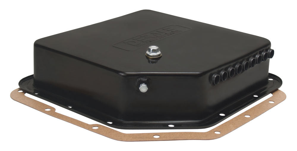 DERALE 14200 Black Transmission Pan GM TH350